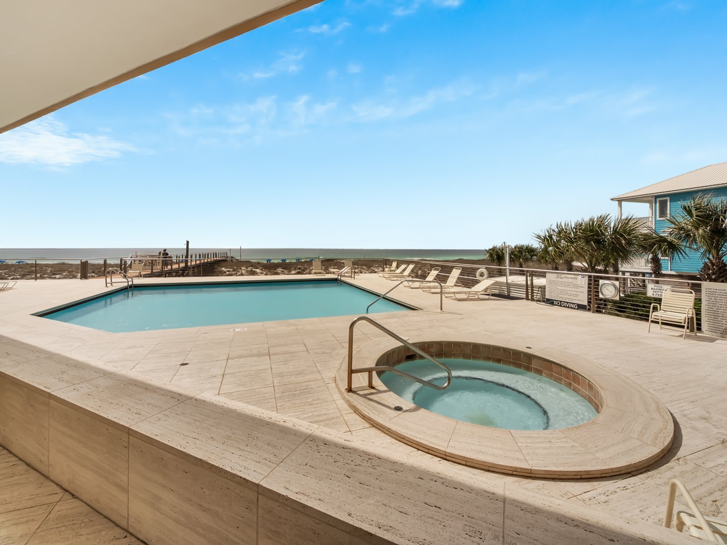 POOL FROM YOUR BALCONY VIEW!